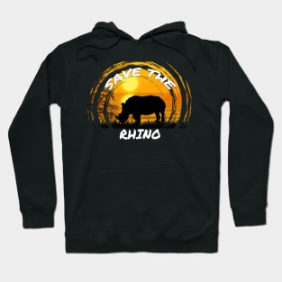 Save the Rhino Hoodie